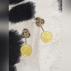 Gold Fashion Drop Earrings